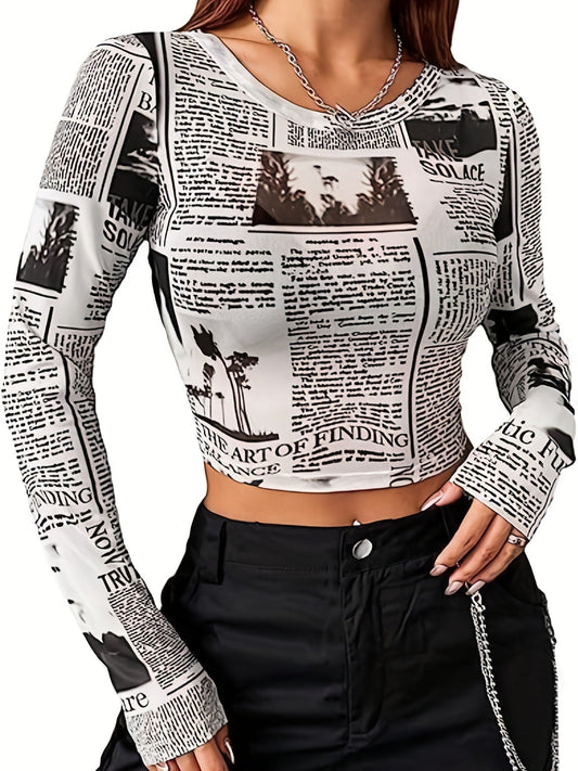 Aella® | Street style top made from newspaper