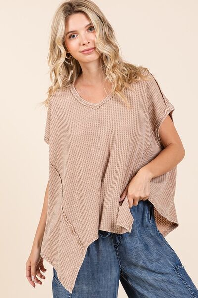 Bianca® | Knitted oversized top with a pointed hem