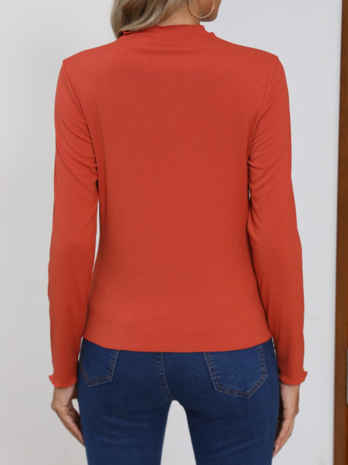 Diana® | Long-sleeved T-shirt with stand-up collar