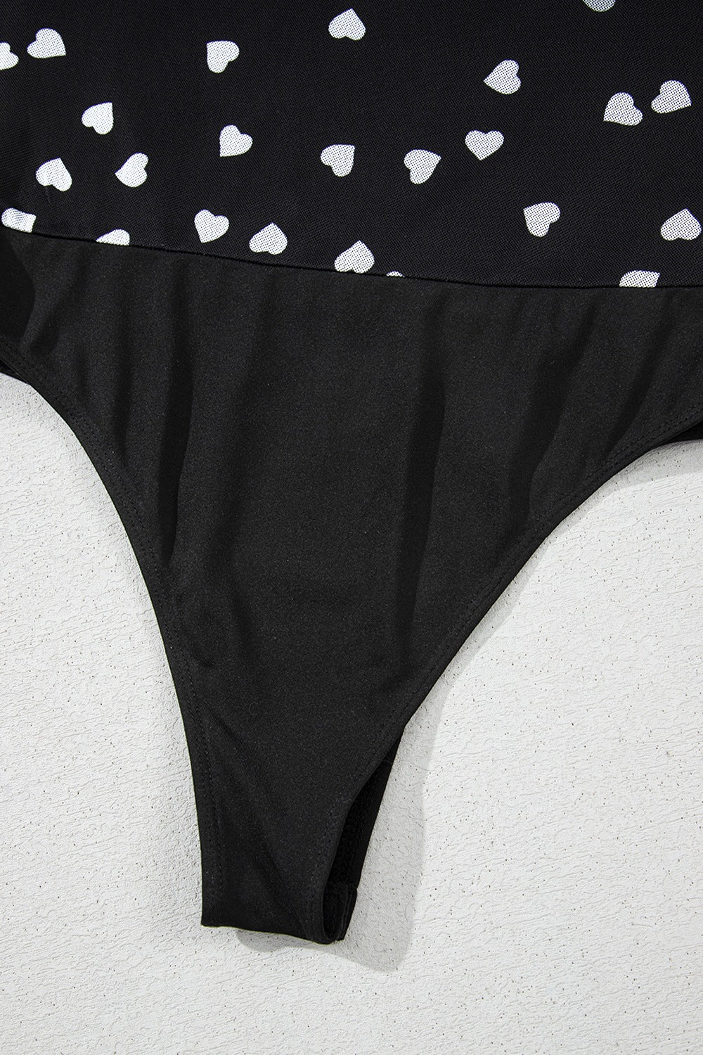 Bianca® | Long-sleeved bodysuit with a sweetheart neckline and a square neckline