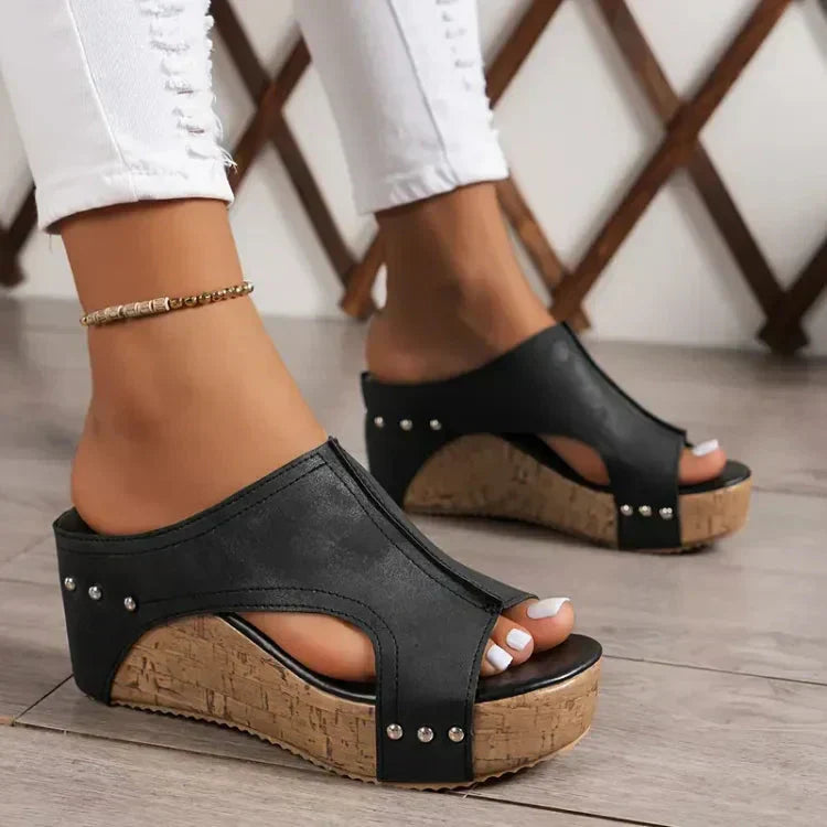 Luna | Orthopedic Wedge Sandals for Comfort & Style