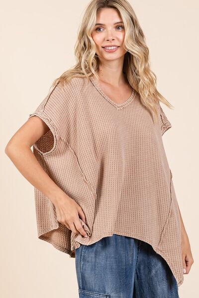 Bianca® | Knitted oversized top with a pointed hem