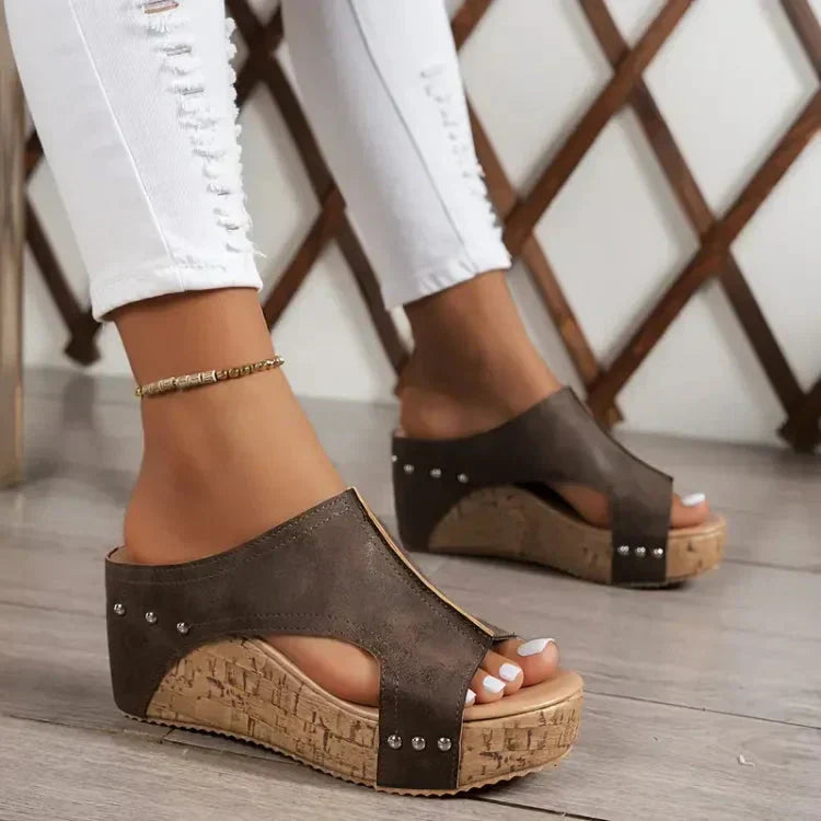 Luna | Orthopedic Wedge Sandals for Comfort & Style