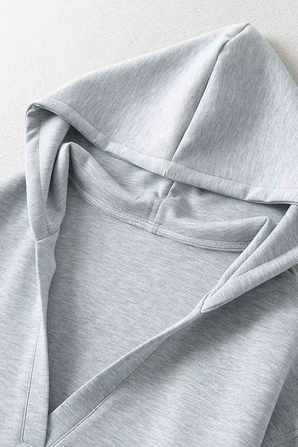 Bernadette® | Basic Bae Air Scuba long sleeve hoodie with kangaroo pocket