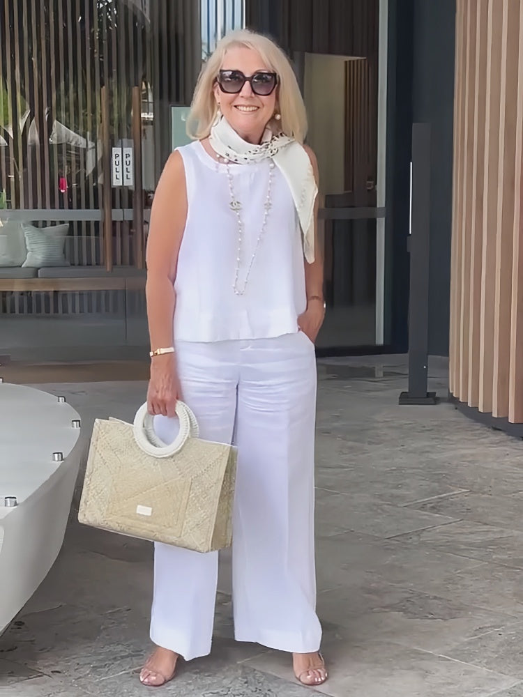 Aricia® | Cotton Linen Trouser Suit