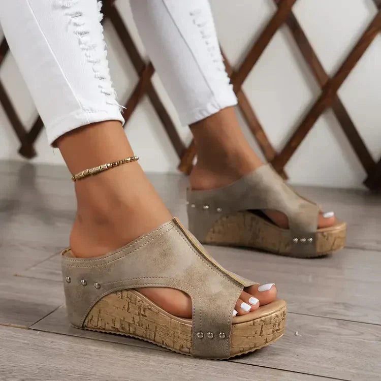 Luna | Orthopedic Wedge Sandals for Comfort & Style