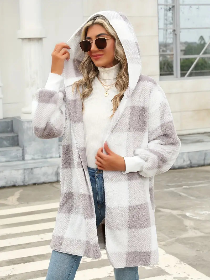 Carmen® | Soft plush hooded cardigan