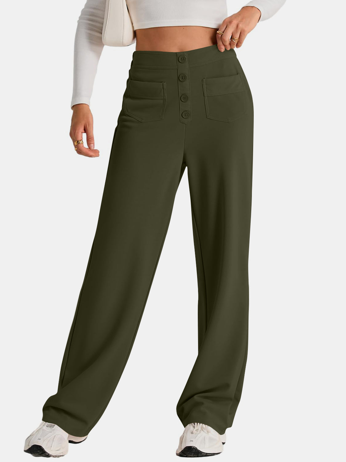 Apolonia | Wide-leg, high-waisted trousers
