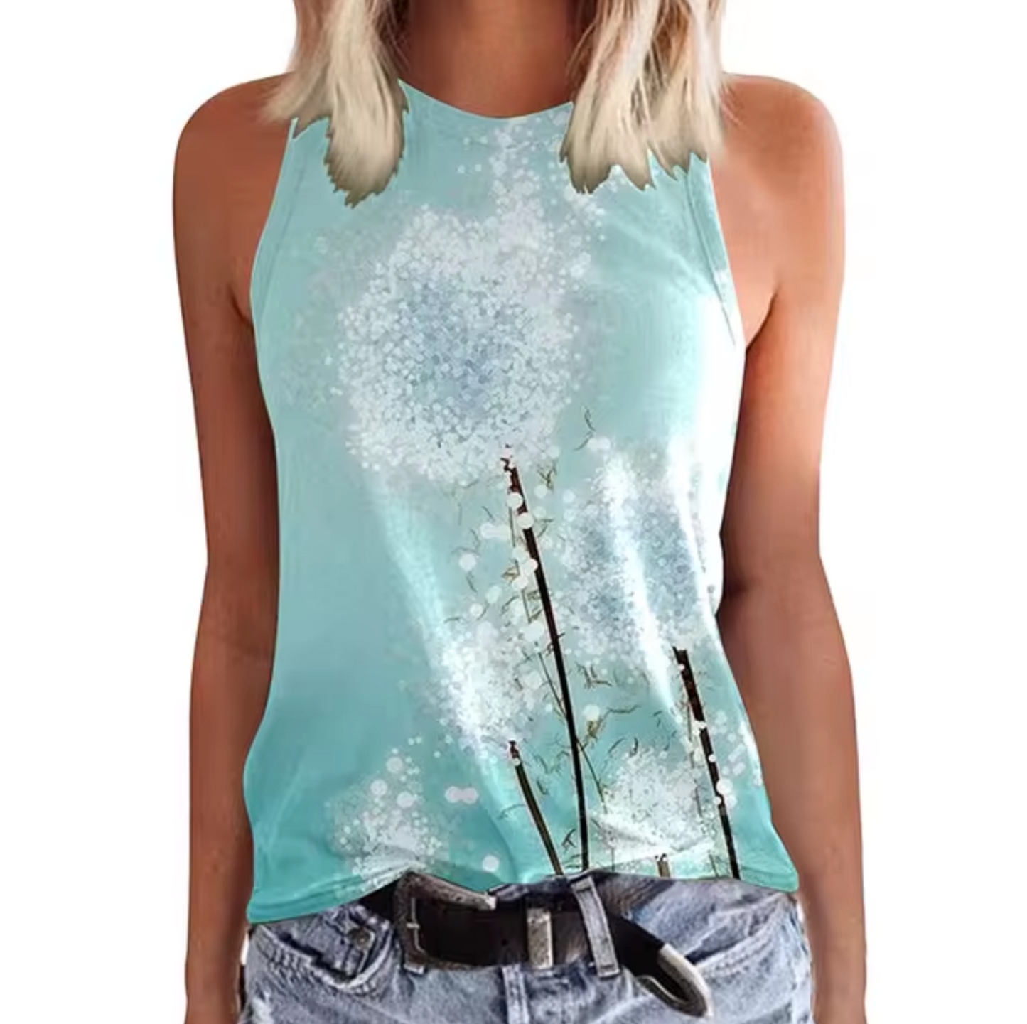 Camilla® | Sleeveless Top With Colorful Flowers