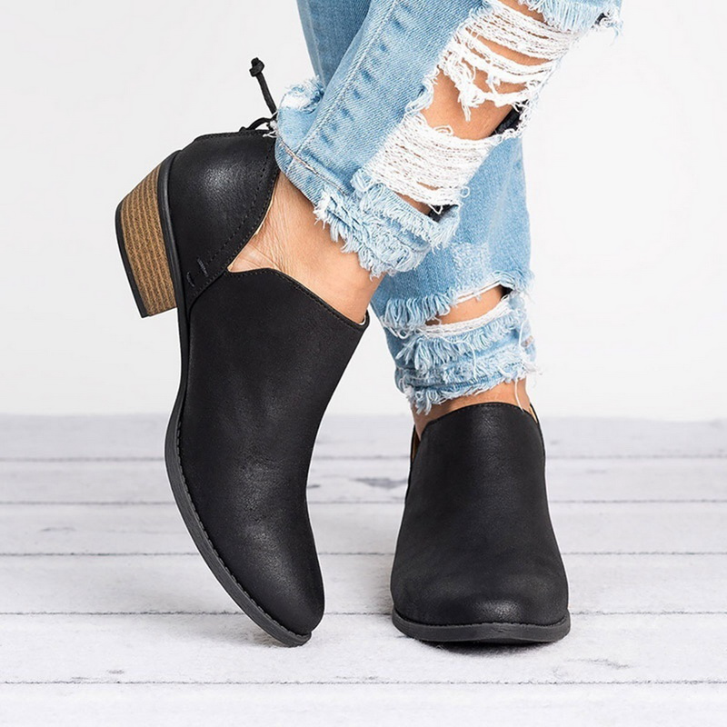 Reba | Vintage Style Ankle Boots with Modern Comfort