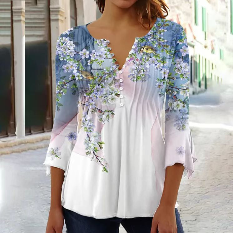 Antonella | Floral top for women