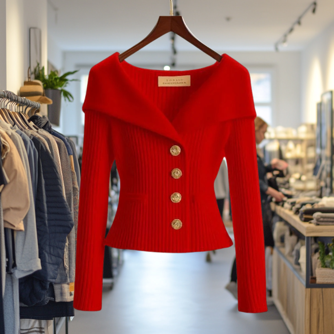 Ariadna | Veleda – Elegant women's cardigan with buttons