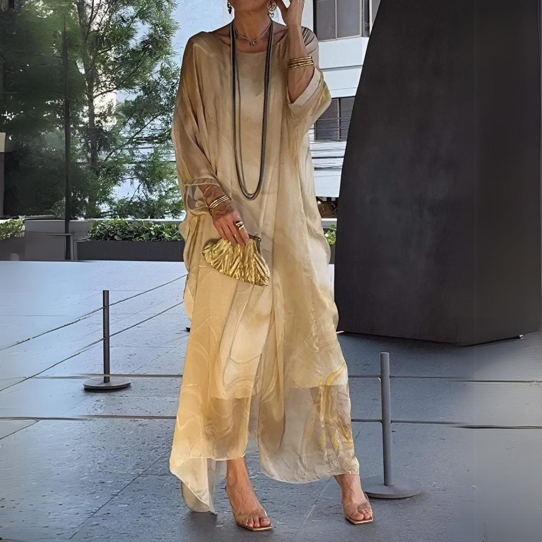 Brooklyn® | Elegant silk chiffon dress
