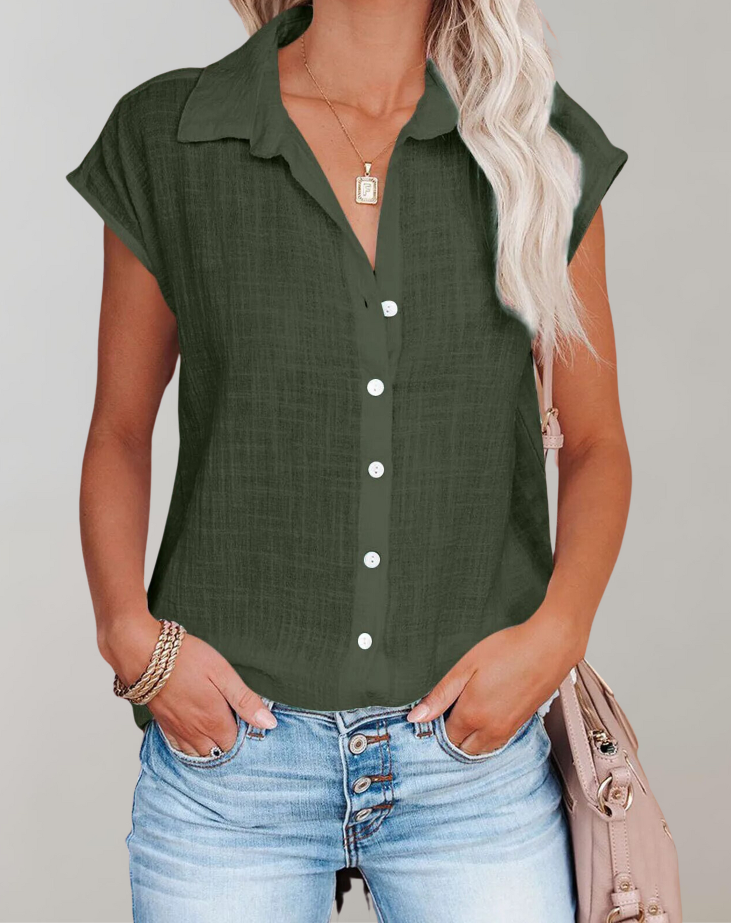 Elena® | Solid Casual Shirts Without