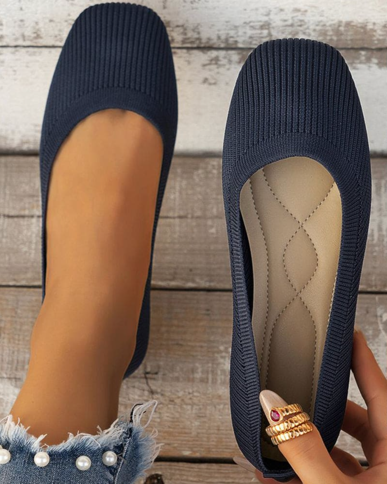 Brianna® | Flat, breathable mesh shoes