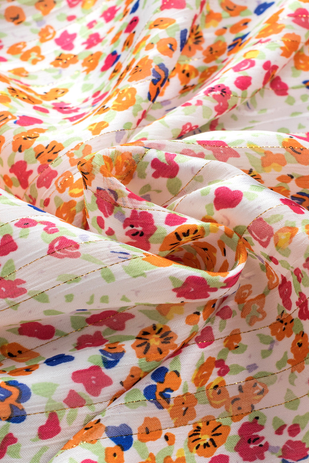 Delia® | Printed notched long sleeve shirt