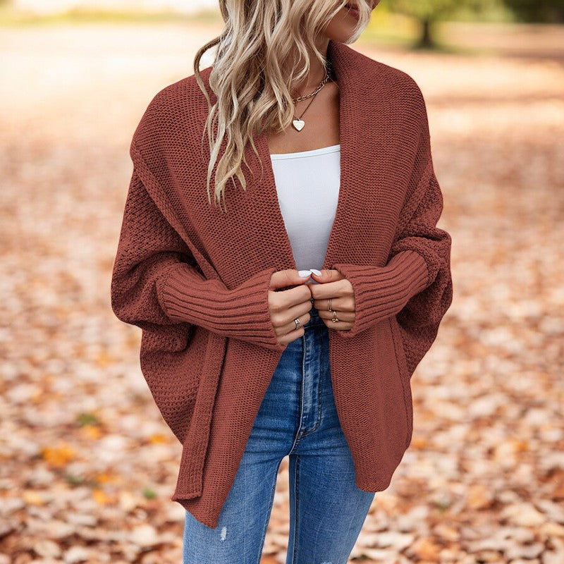 Elisa® | Loose cardigan with batwing sleeves for women
