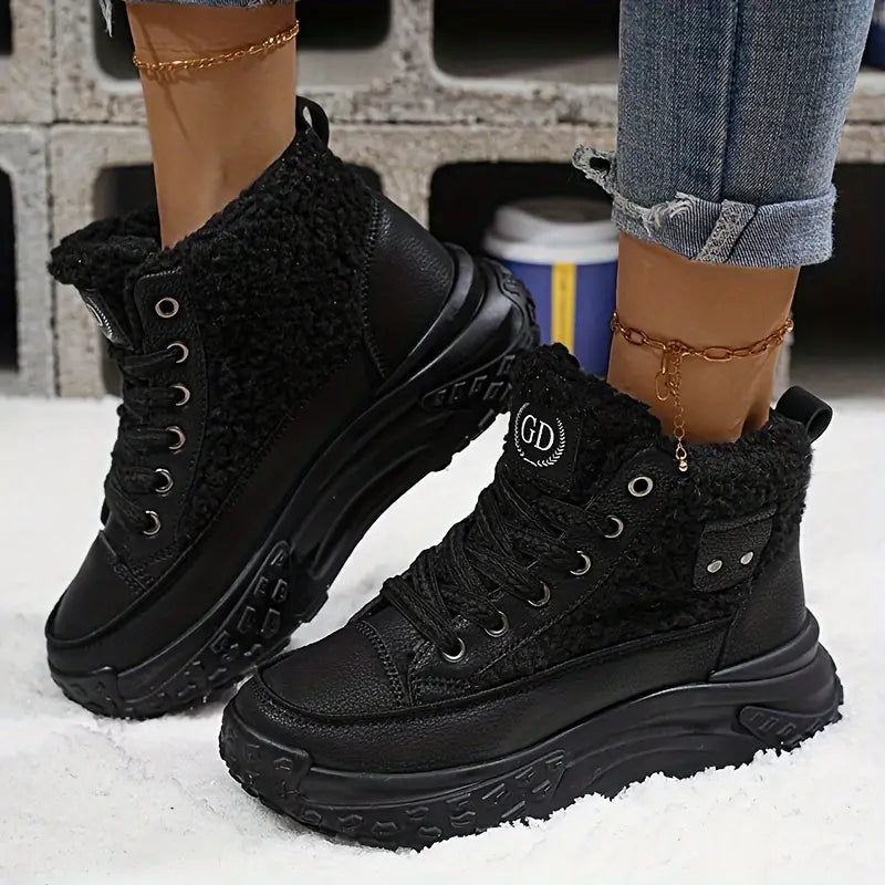 Edna® | Waterproof plush ankle boots