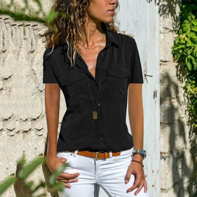 Brigida® | Streetwear Blouse With Short Sleeves