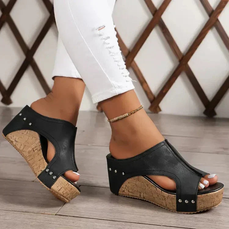 Luna | Orthopedic Wedge Sandals for Comfort & Style