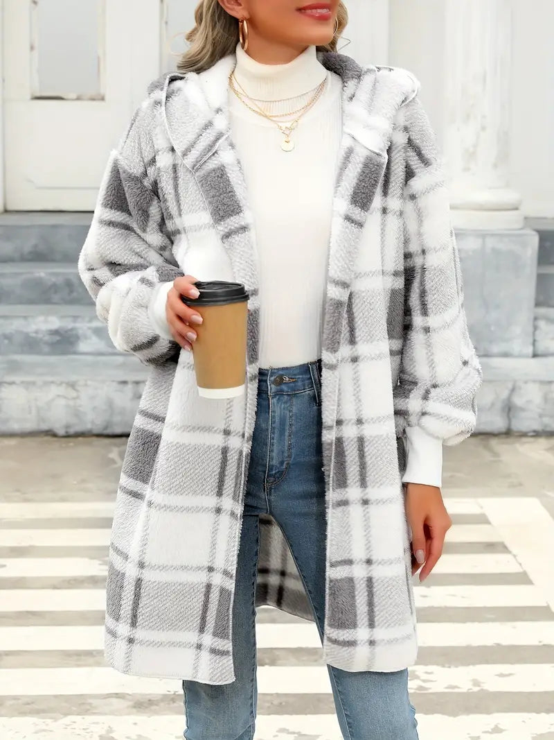 Carmen® | Soft plush hooded cardigan