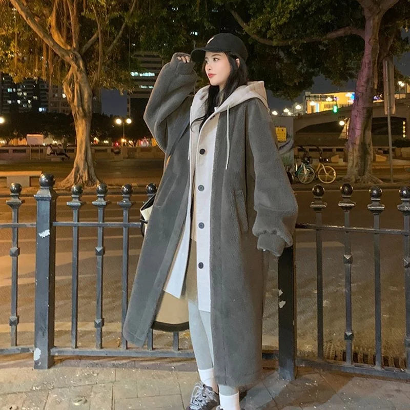 Daniela® | Sherpa hooded jacket for cold weather