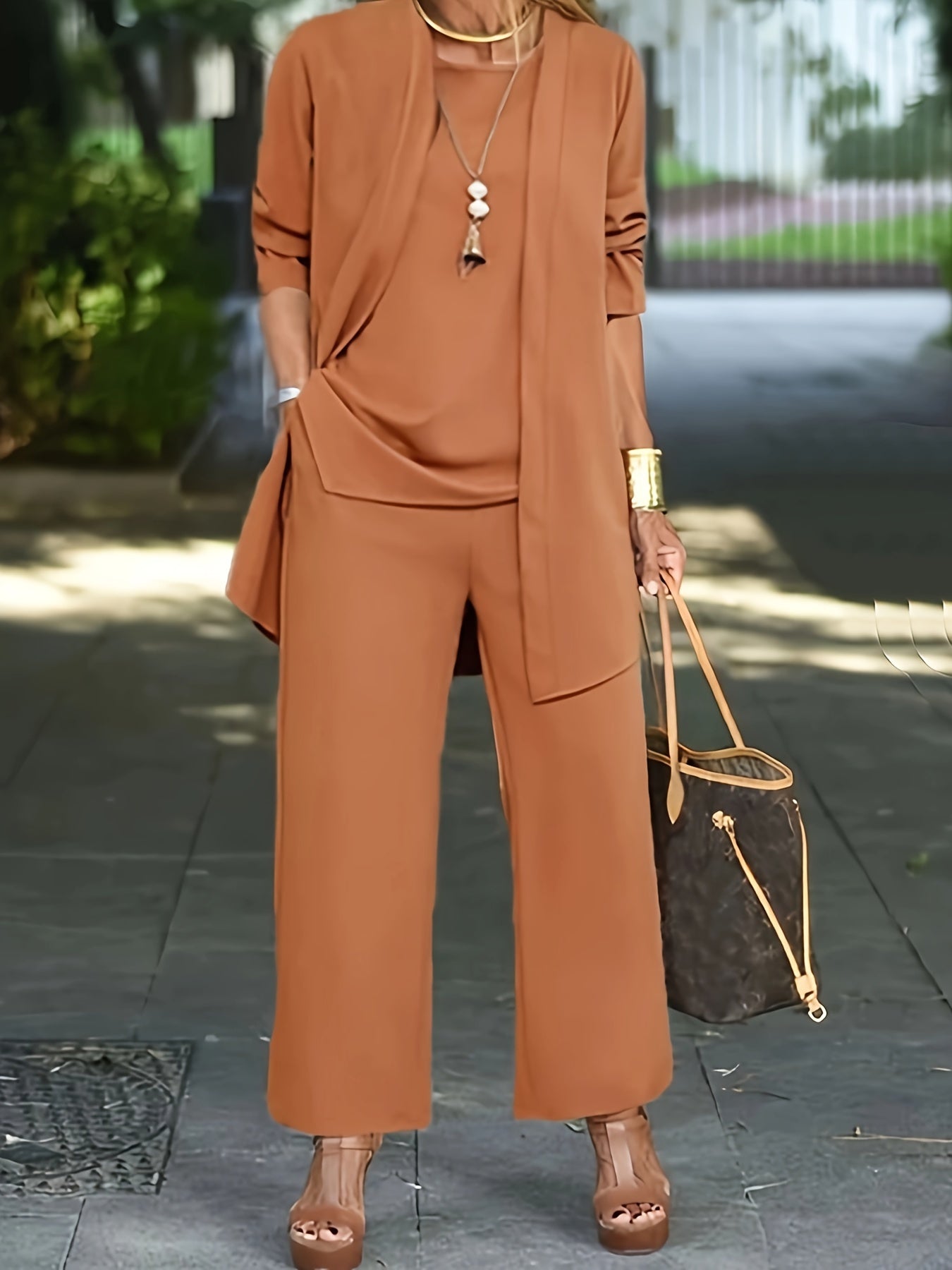 Elena® | Perfect chic simple three piece set for women