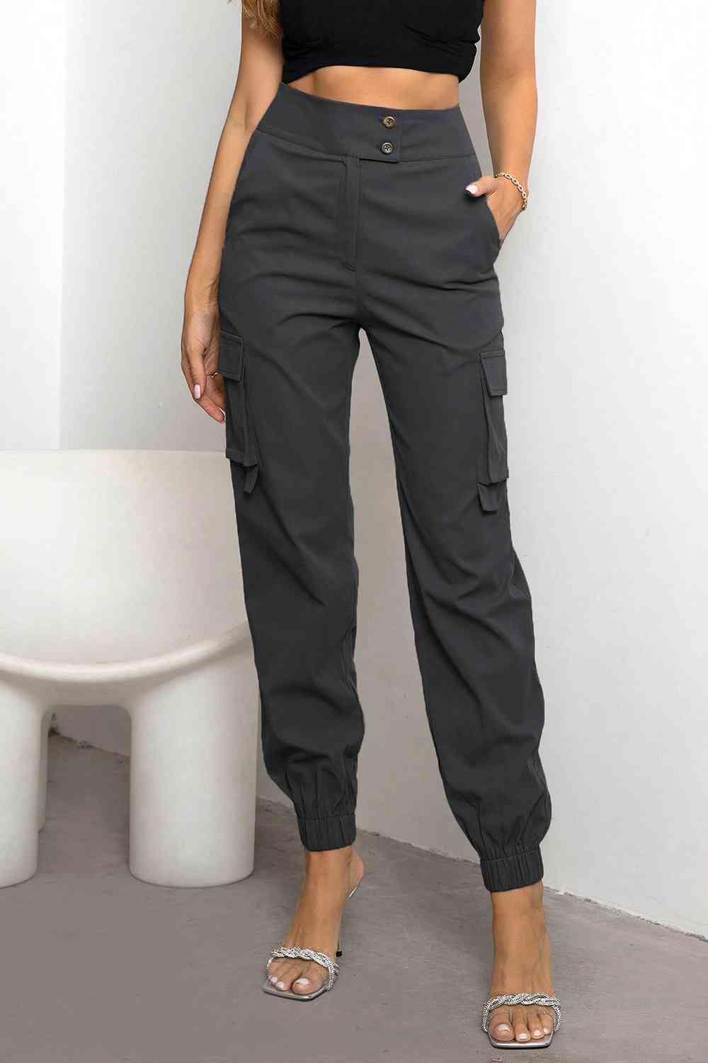 Bellanca® | High-Waisted Cargo Pants