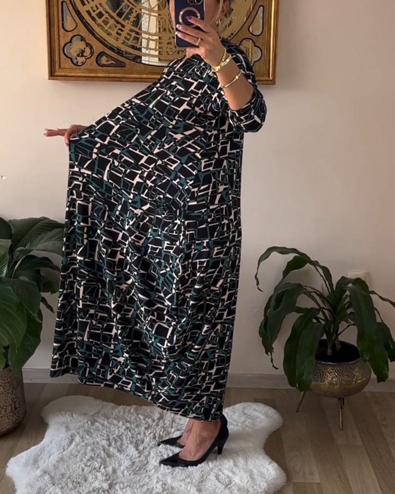 Amalia® | Long Retro Style Dress