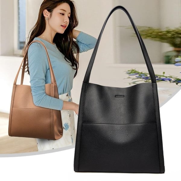 Elisa® | Elegant and spacious leather shoulder bag
