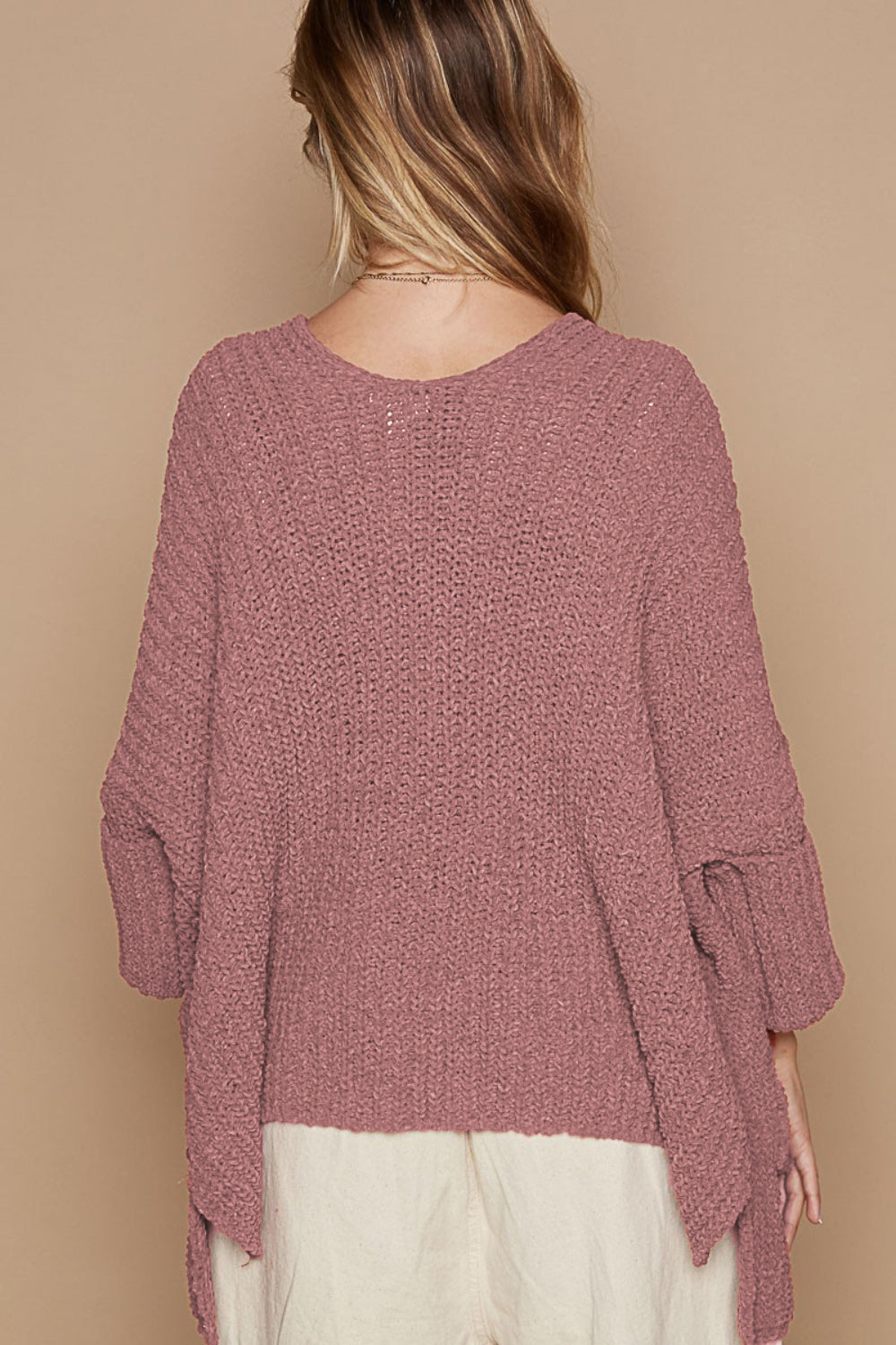 Catarina® | Open front sweater cardigan with pockets