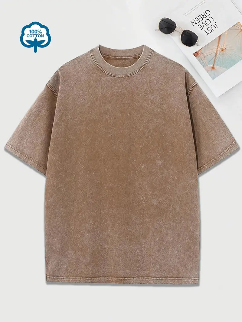 Elisa® | Crew Neck Cotton T-Shirt
