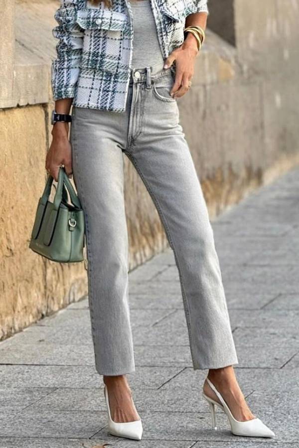 Caridad® | Gray casual jeans