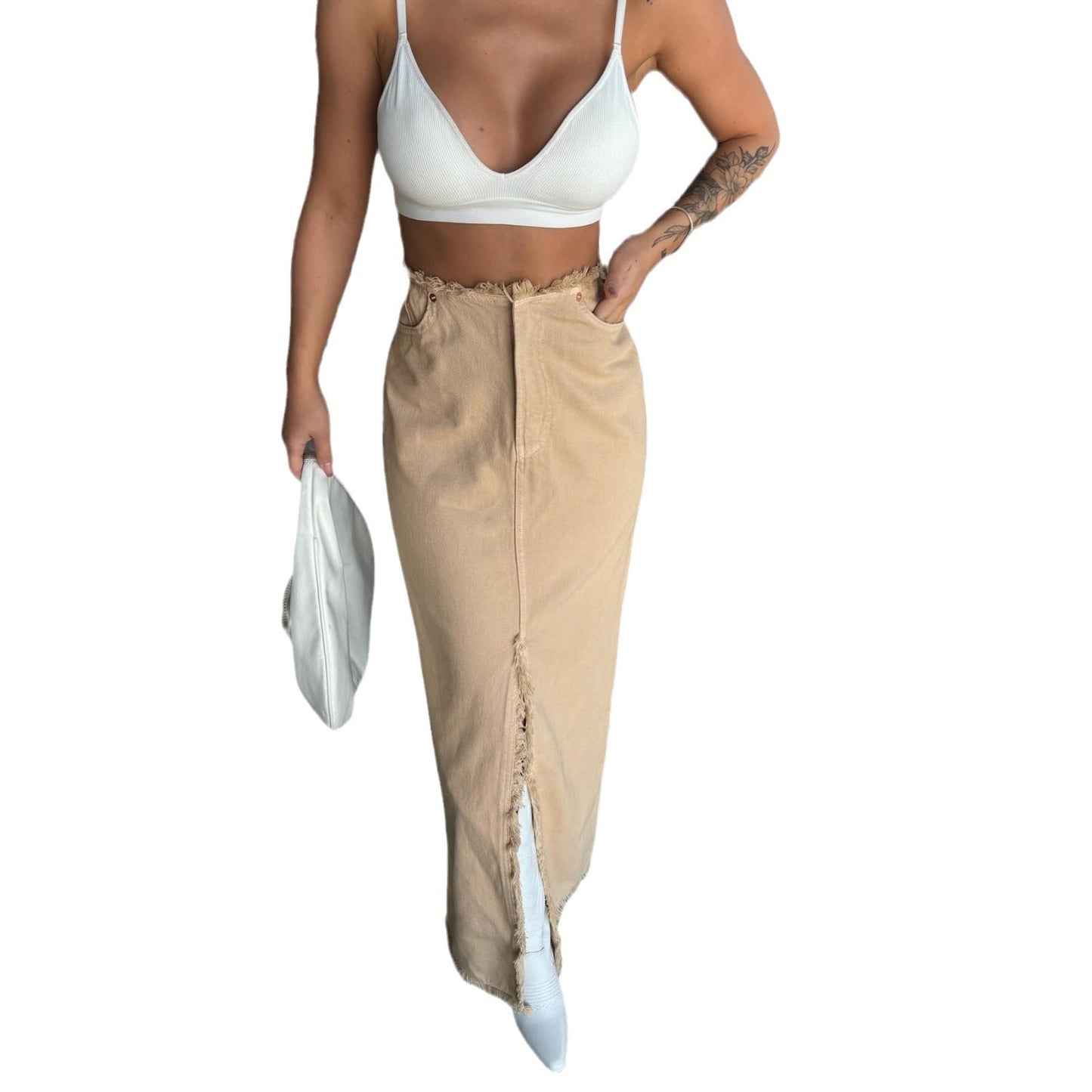 Delilah® | Fashionable A-line midi skirt for women