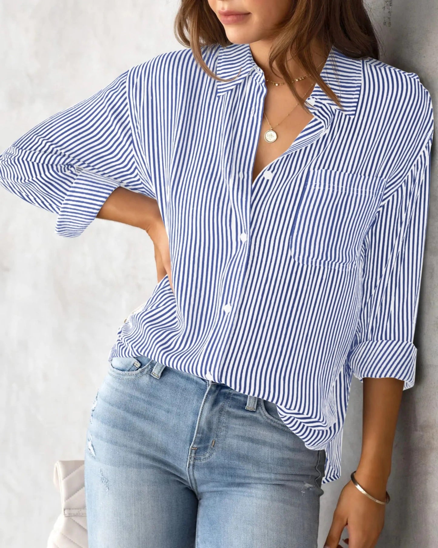 Broz® | Striped Office Blouse