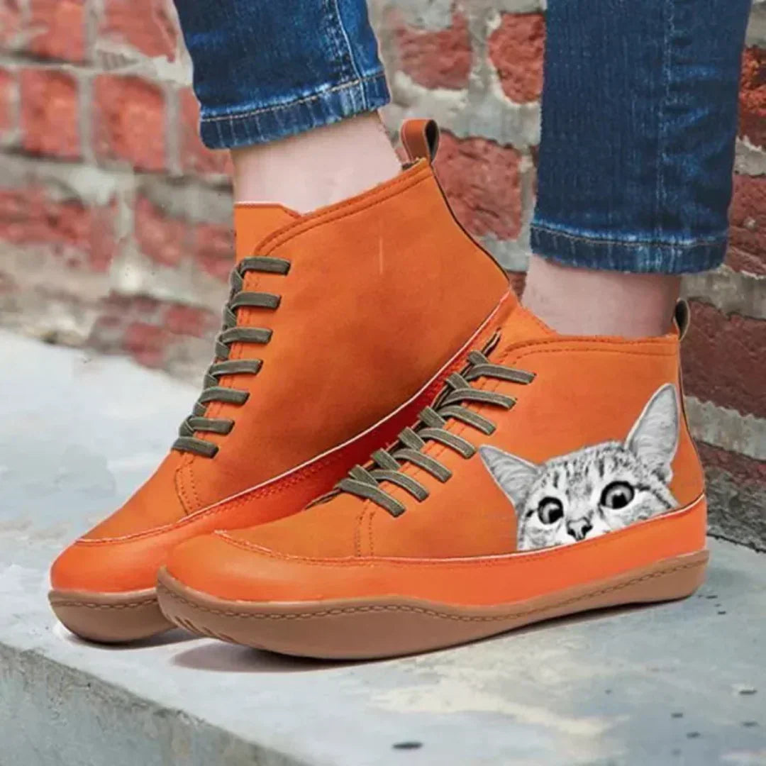 Araceli | Cat leather ankle boots