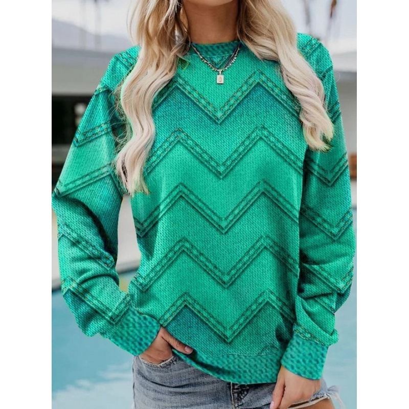 Benita | Geometric casual sweatshirt