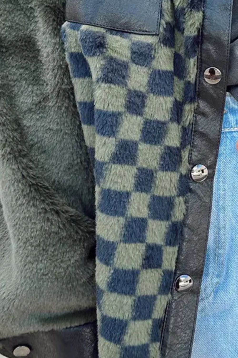 Carla® | Jacket with checked collar and pockets