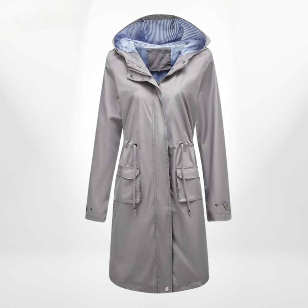 Charlotte | Women's Hooded Mid-Length Anorak Coat