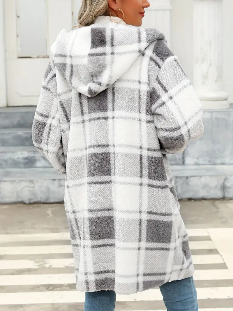 Carmen® | Soft plush hooded cardigan