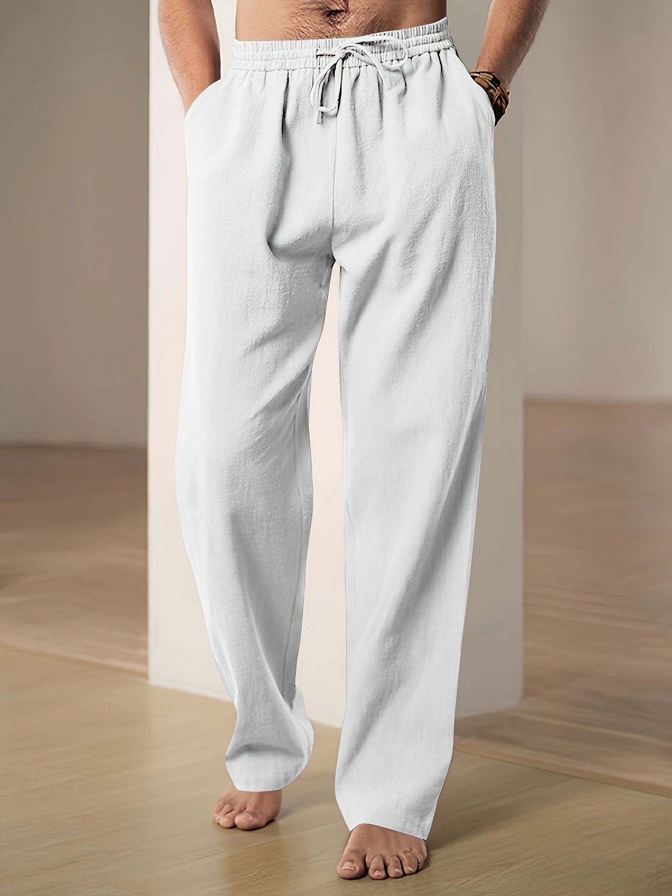 Omar | Relaxed Fit Drawstring Pants for Men - Comfortable Summer Style