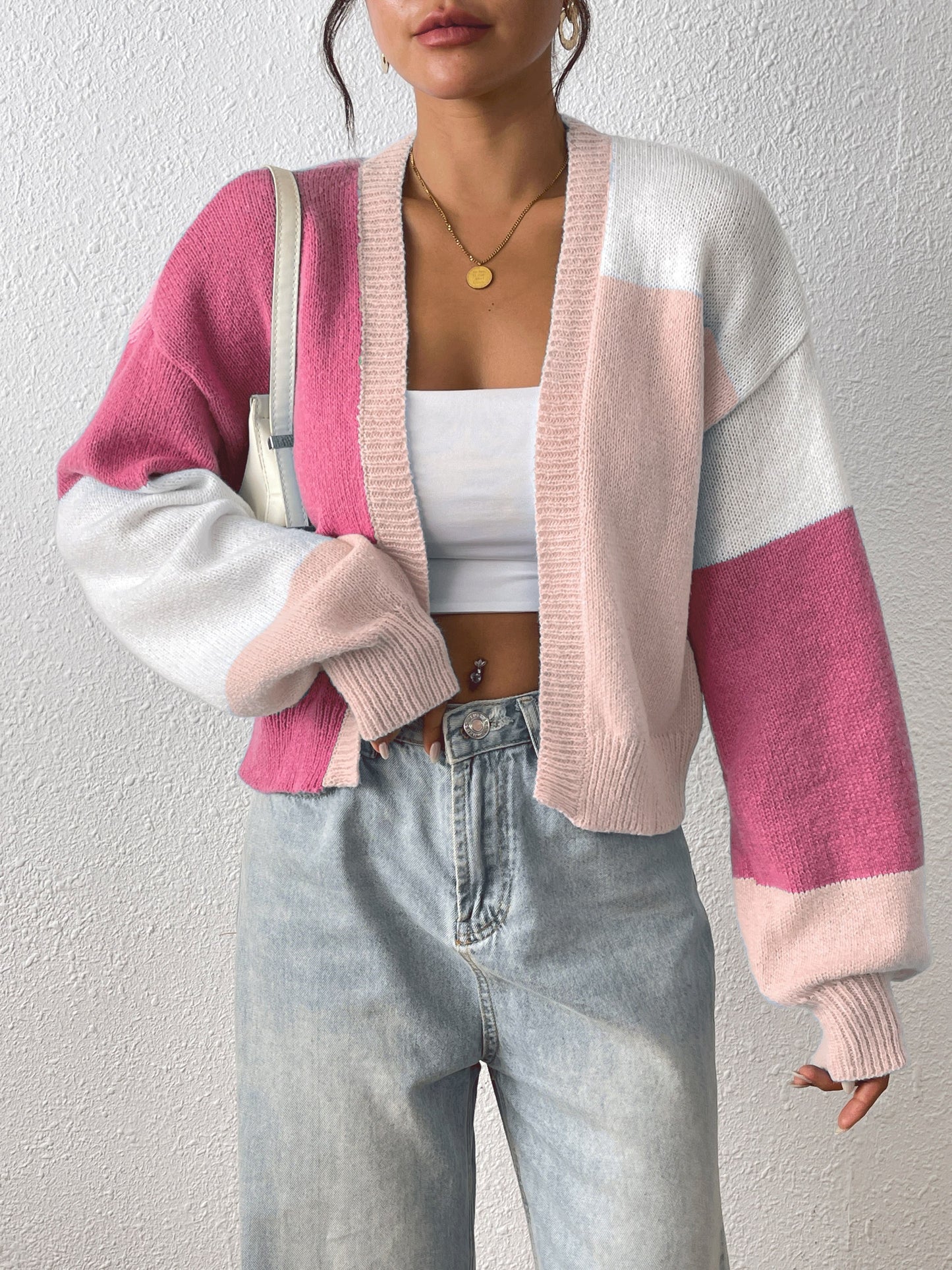 Belinda® | Color block cardigan