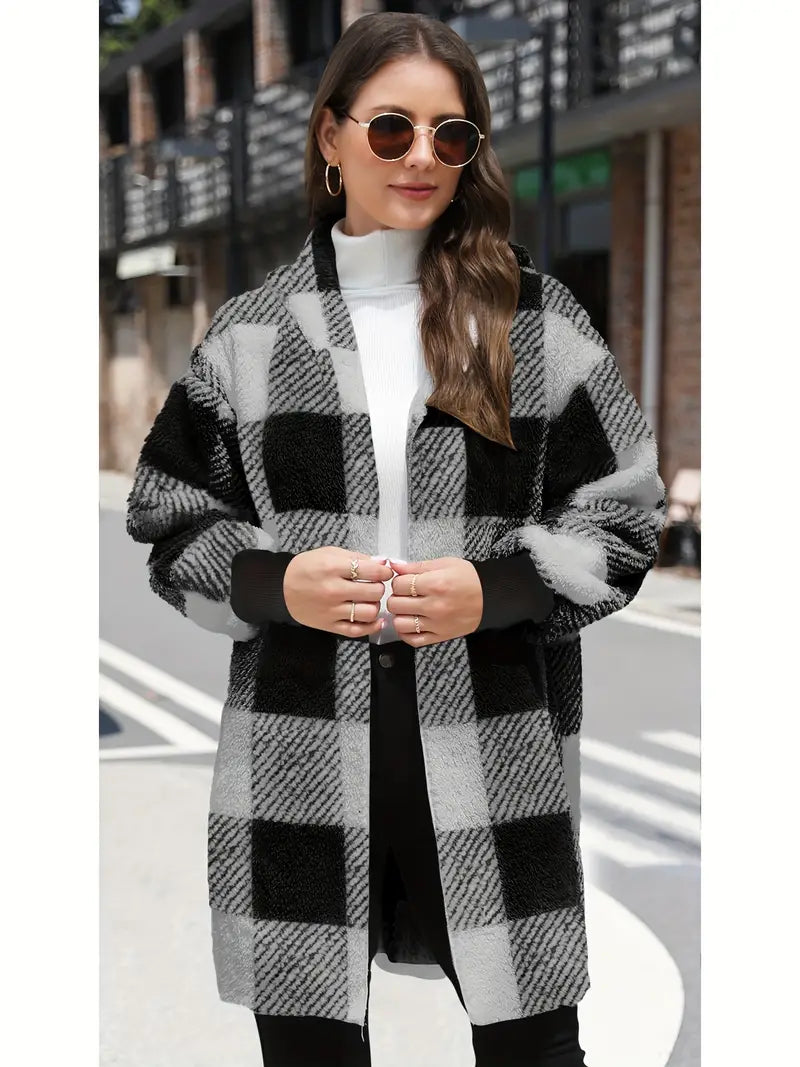 Carmen® | Soft plush hooded cardigan
