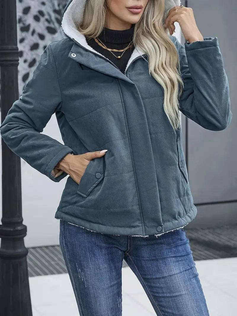 Bodil® | Padded jacket with front zip fastening