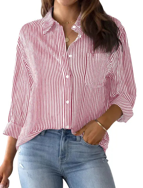Broz® | Striped Office Blouse