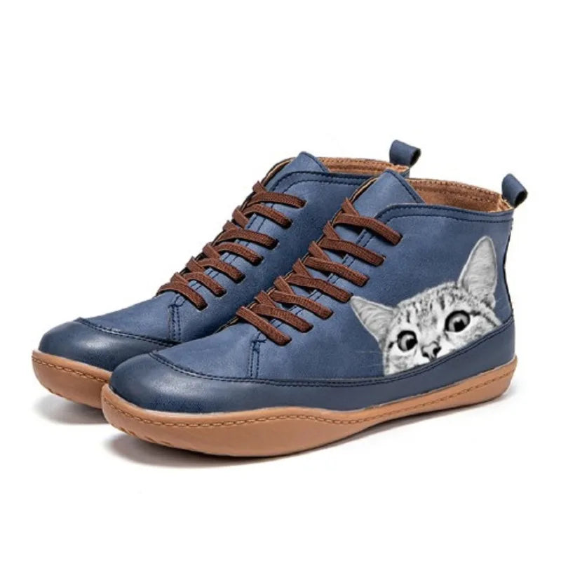 Araceli | Cat leather ankle boots