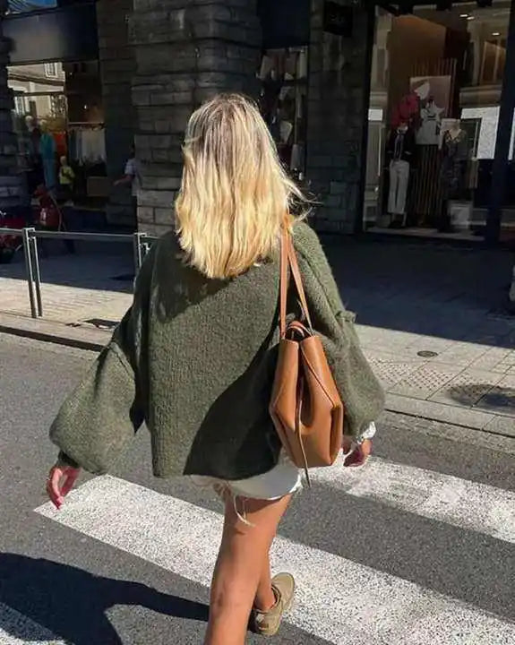 Camila | Fluffy oversized knitted sweater