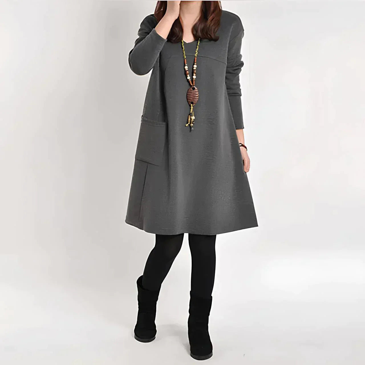 Desirée® | Long sleeve pocket dress