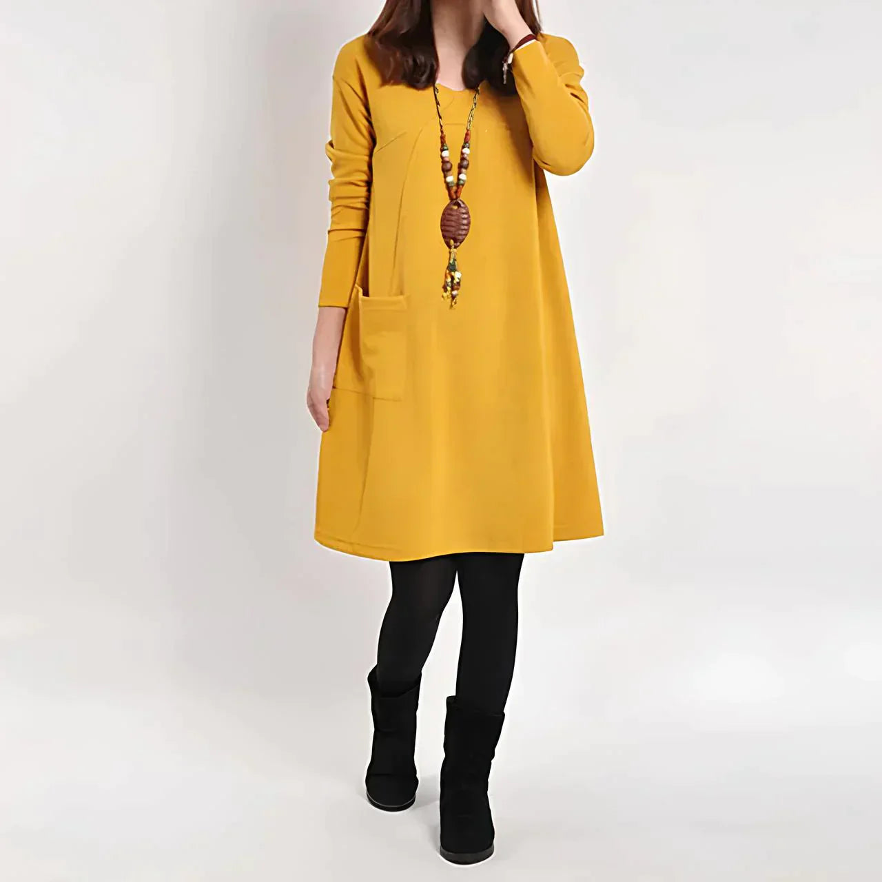 Desirée® | Long sleeve pocket dress