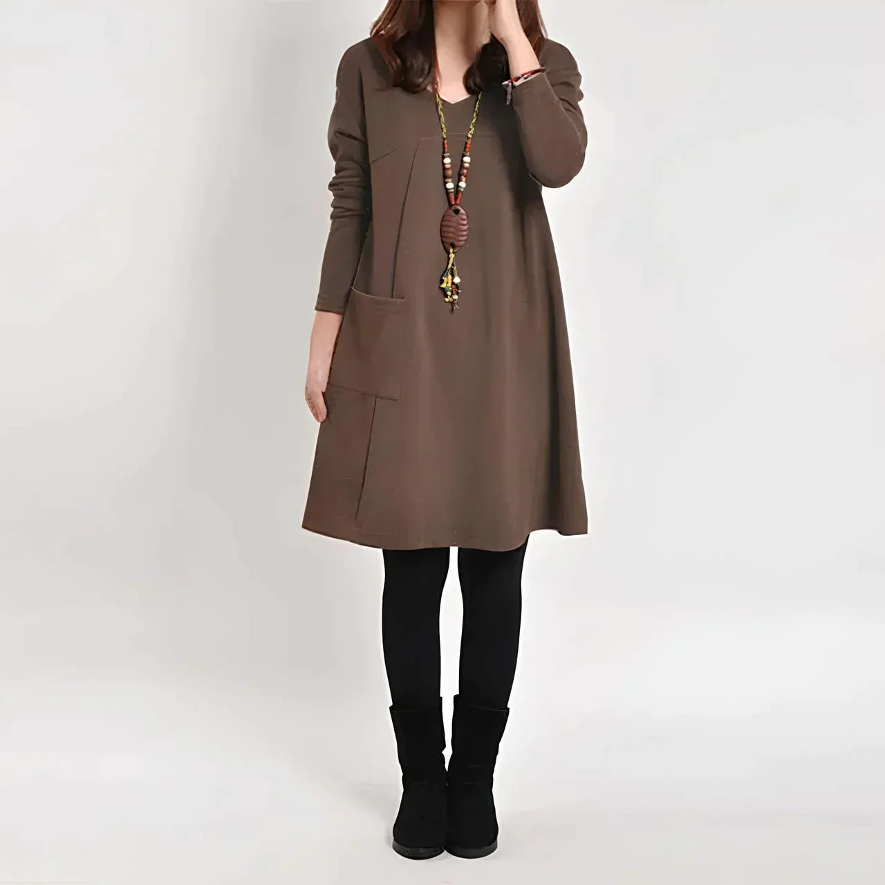 Desirée® | Long sleeve pocket dress